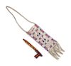 Northern Plains Beaded Hide Bag, with Pipe
overall length 7 inches 
