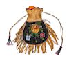 Shoshone Beaded Hide Bag
overall length 12 x width 7 inches