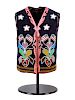 Otoe Beaded Vest, with American Flags
length 21 x chest 36 inches