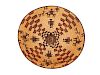 Apache Polychrome Pictorial Tray
height 3 x diameter 15 inches