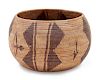 Panamint Pictorial Basket
height 5 x width 8 inches
