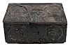 Rare Charles II Carved Oak Lidded Box