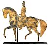 Folk Art Horse and Rider Weather Vane