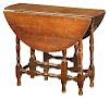 Diminutive William and Mary Gate Leg Table