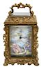 Louis XV Style Carriage Clock with Enamel Panels