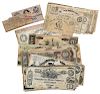 Group of Confederate Currency