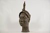Yoruba Bronze Ife Head 14.5"