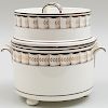 Wedgwood Creamware Fruit Cooler, Cover and Liner