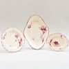Group of Three Wedgwood Puce Decorated Creamware Dishes