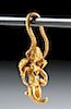 Roman Gold Earring with Cupid - 2.1 g