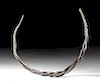 Viking Twisted Silver Torc - 85 g