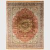 Persian Tabriz Mercerized Cotton Carpet