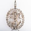 Georgian Silver-Gilt Diamond Pendant/Brooch