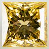 Unmounted Treated Yellow Diamond