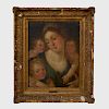 Style of Hans Van Aachen (1552-1615): Mother and Children