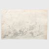 Teutward Schmitson (1830-1863): Landscape with a Herd of Cows