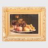 J. Taylor Buzzell: Still Life with Plate of Fruit