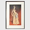 René Gruau (1909-2044): Woman in a Long Dress