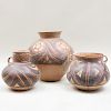Group of Three Chinese Neolithic Painted Pottery Vessels