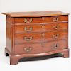 George III Mahogany Serpentine-Fronted Chest of Drawers