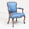 George III Grain Painted Armchair, in the 'French' Taste