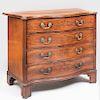 George III Mahogany Serpentine-Fronted Chest of Drawers