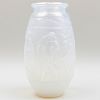 Sabino Art Deco Opalescent Glass Vase
