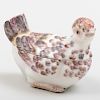 Derby Porcelain Hen Form Box and Cover 
