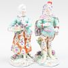 Pair of Derby Porcelain Theatrical Figures