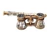 French Chevalier Opticien Opera Glasses w MOP