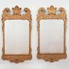 Pair of George II Style Giltwood Pier Mirrors