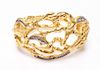 Avon Elizabeth Taylor Gold-Tone Hinged Bracelet