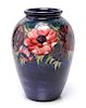 English Moorcroft Pottery "Anemone" Vase