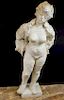 Modern Female Nude Large Sculpture Gesso Composite