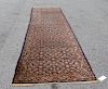 Antique And Finely Hand Woven Runner Carpet