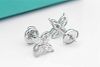 Tiffany Large Diamond Platinum Earrings