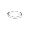 Cartier Platinum 2mm Wide Wave Wedding Band Ring Size 53-US 6.5 
