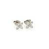 Tiffany & Co. Victoria Diamond Platinum Floral Stud Earrings 