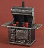 Kenton cast iron, nickel, and tin Novelty stove