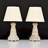 Pair of French Table Lamps, Manner of Samuel Marx