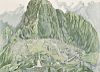 Philip Pearlstein "Machu Picchu" Aquatint, Signed Edition