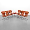 Guido Faleschini "Tucroma" Armed Dining Chairs, Set of 6