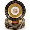 (9 Pc) Union T Bohemian Porcelain Plates