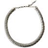 Whiting and Davis Metal Mesh Choker Disco Necklace