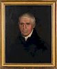 Deacon Robert Peckham (Massachusetts, 1785-1877)  Portrait of a Man in a Black Jacket