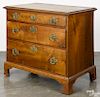 Pennsylvania Chippendale walnut chest of drawers, ca. 1760, 31'' h., 32 1/4'' w.