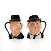 2 BAIRSTOW MANOR CHARACTER JUGS, LAUREL AND HARDY