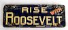 "Rise with Roosevelt" License Plate Tag