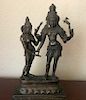 Marriage of Shiva and Parvati, Bronze, 19/20th Century