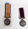 Two British War Medals, George V of Great Britain